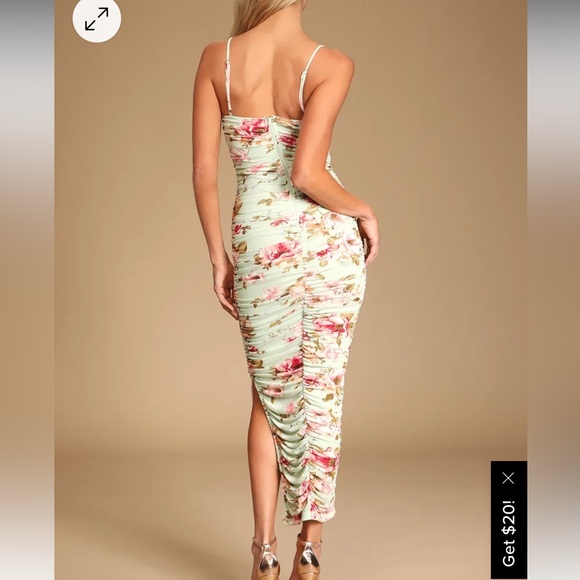 Lulus floral dress - Picture 7 of 8